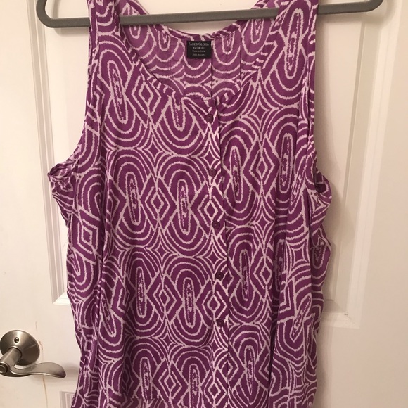High low lavender top - Picture 2 of 2